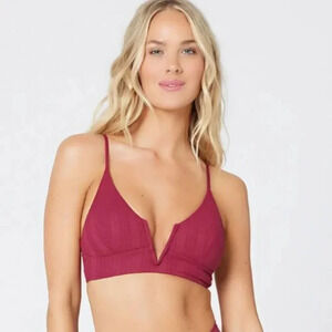 L*Space Siren Top, cabernet